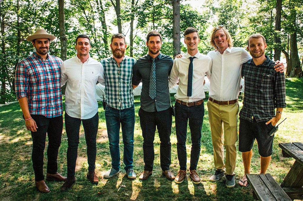 CampVows' founders at camp