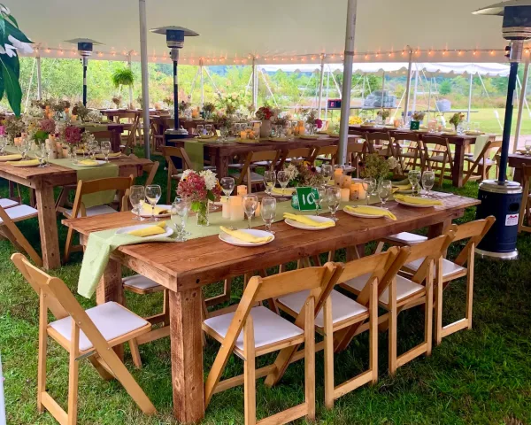 Camp Lakota Wedding Table