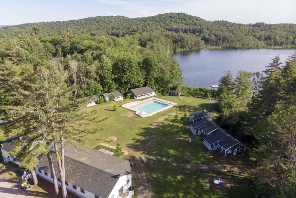 Aerial of Camp Akeela property