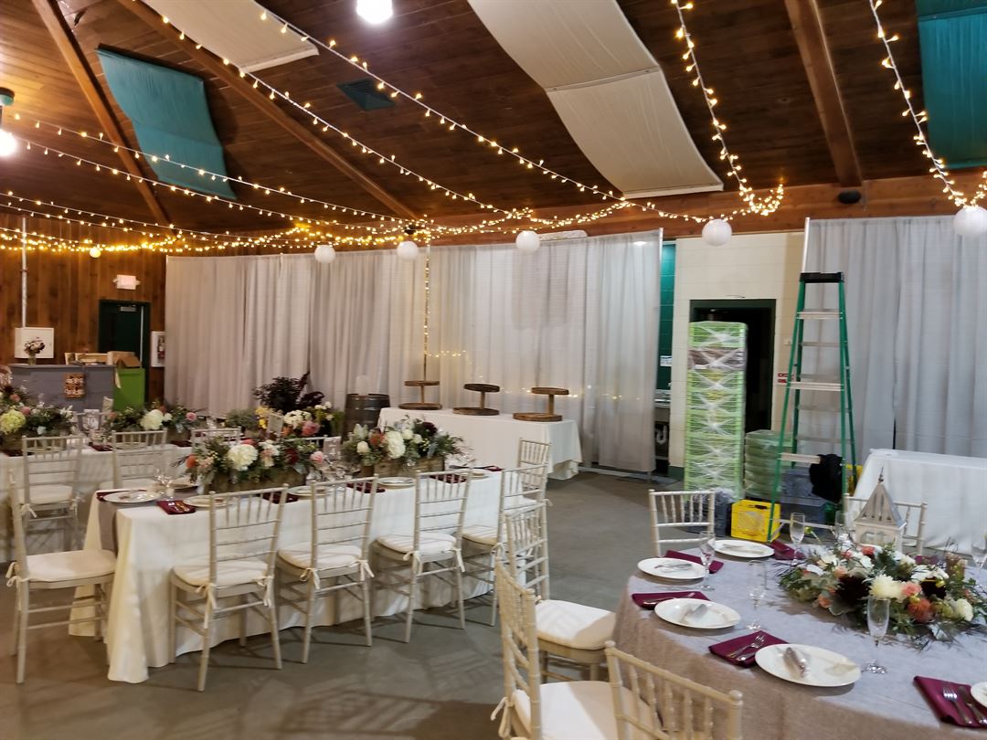 Interior reception tables