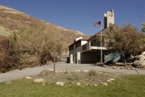 Exterior of lodge at Camp K