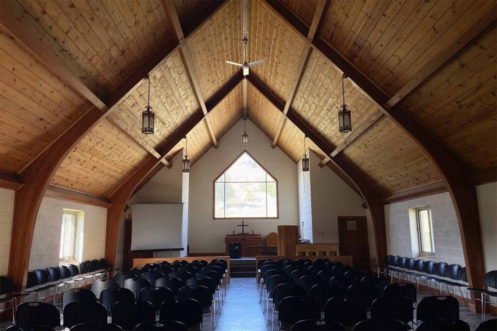 Interior of chapel