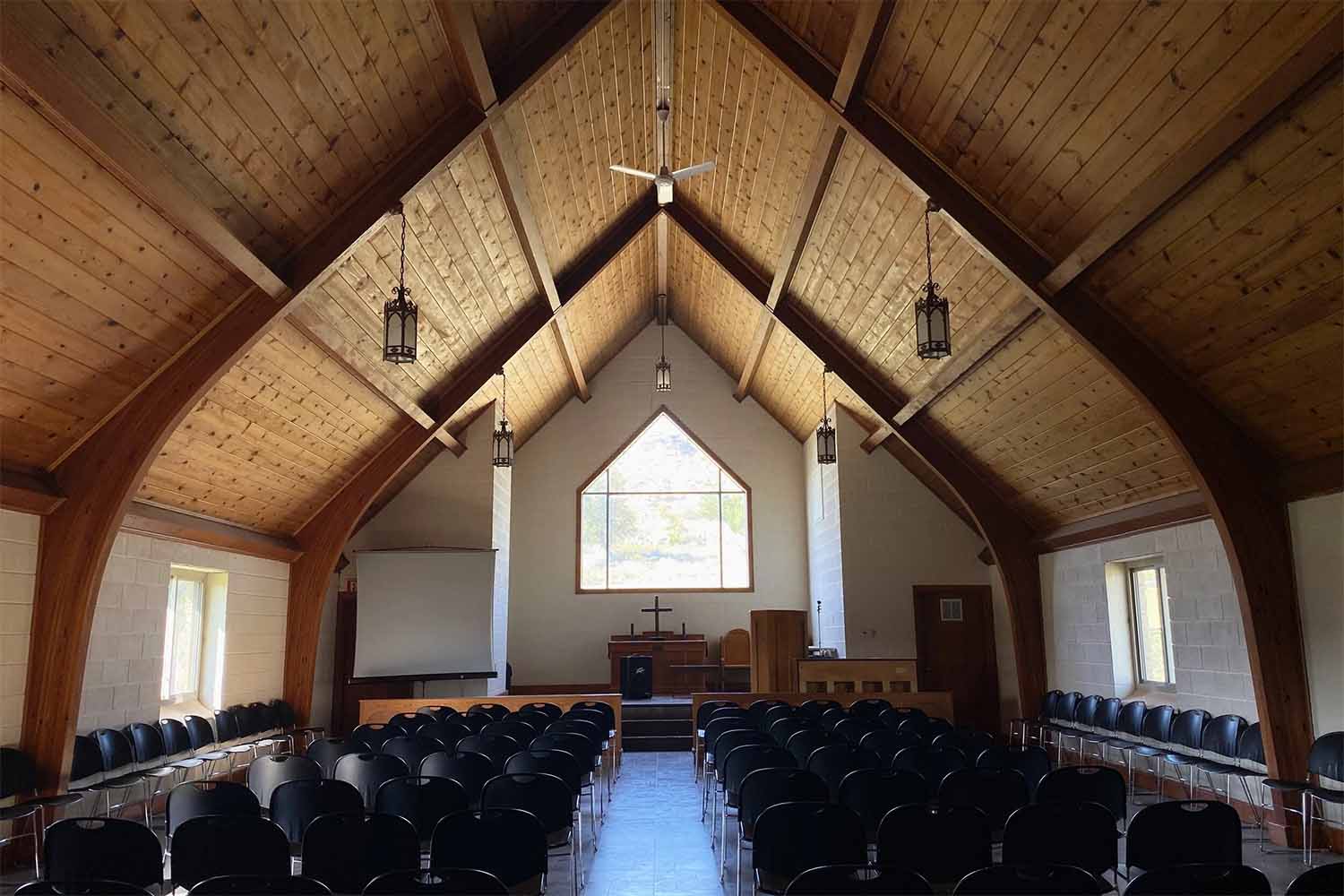 Interior of chapel