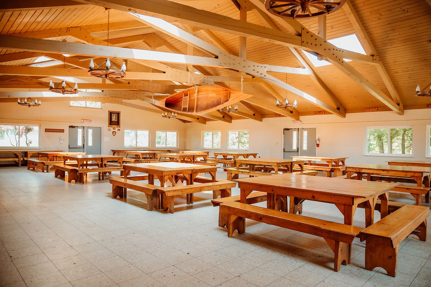 Interior of beautiful dinning hall
