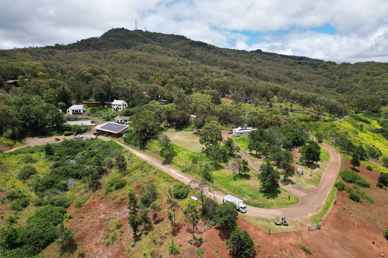 Aerial of Camp Palehua