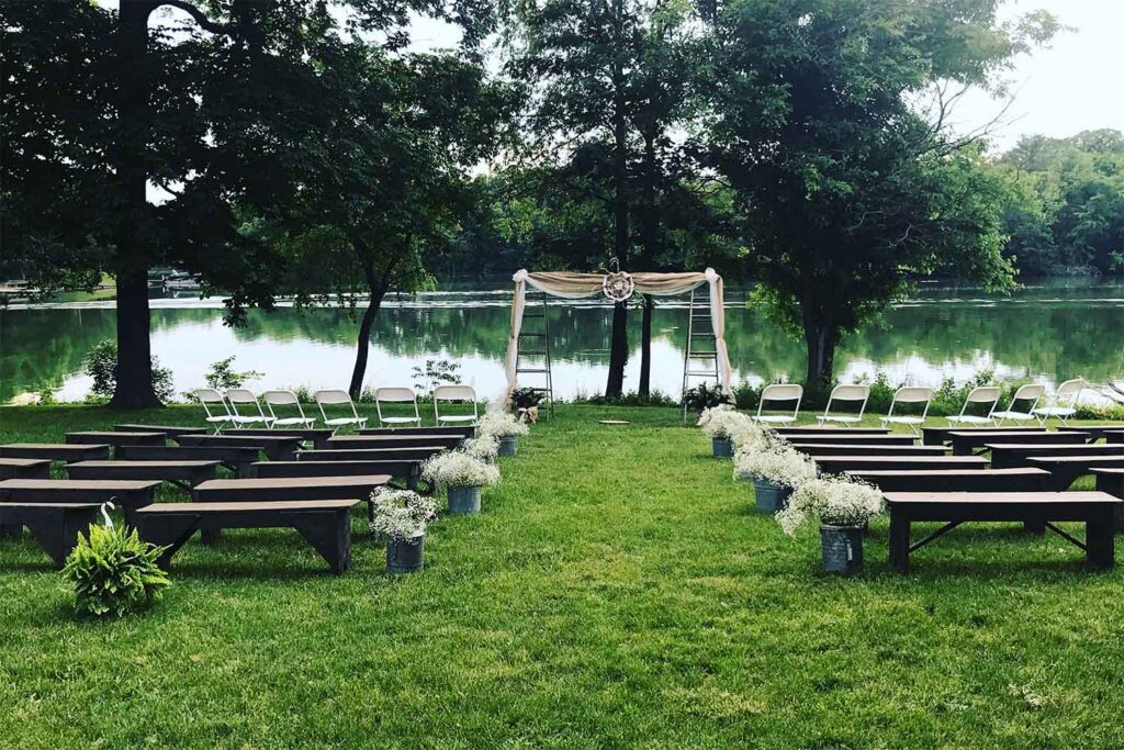 Lakeside ceremony site