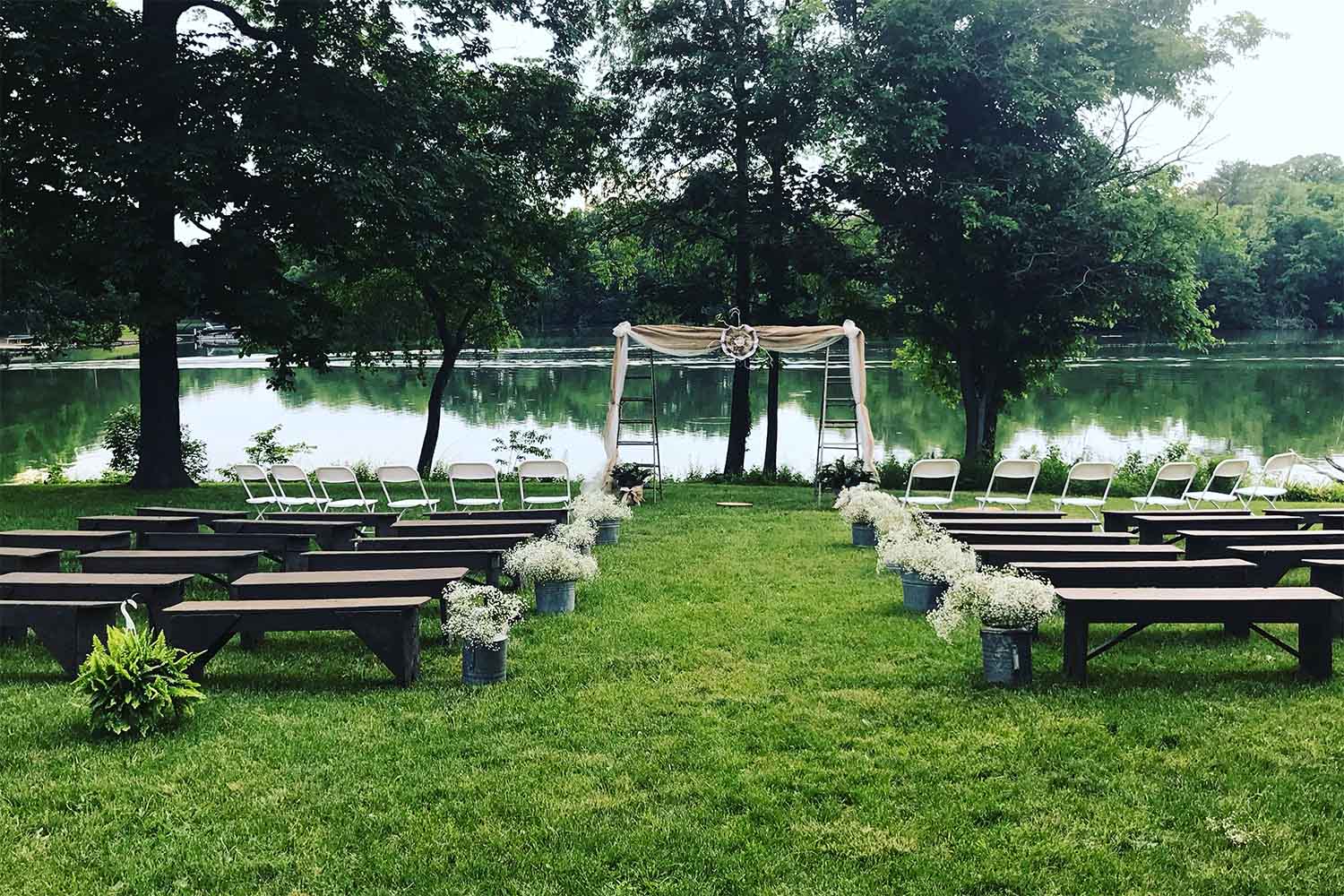 Lakeside ceremony site