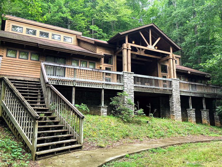 Exterior of lodge