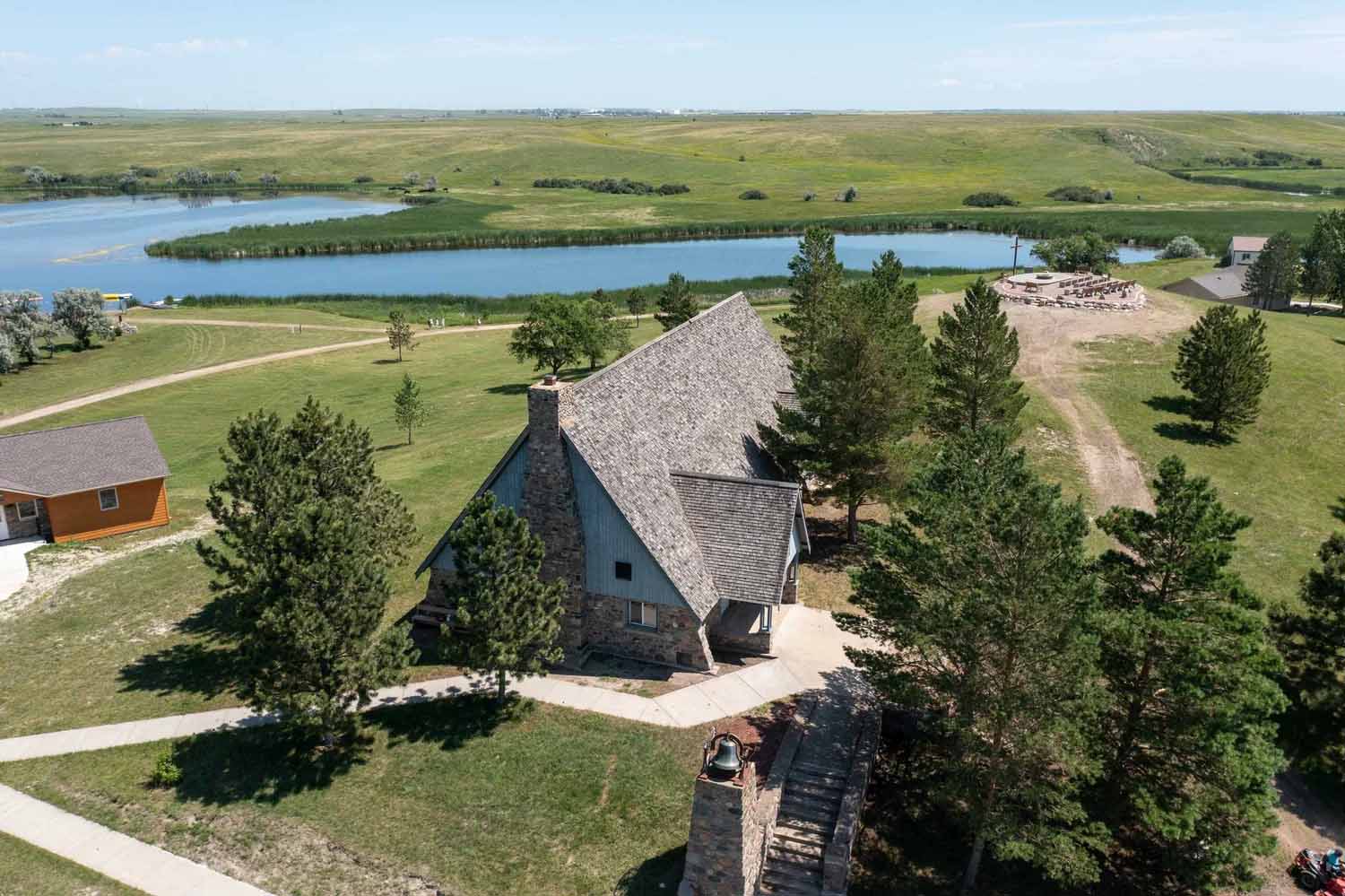 Aerial of Springbrook Bible Camp