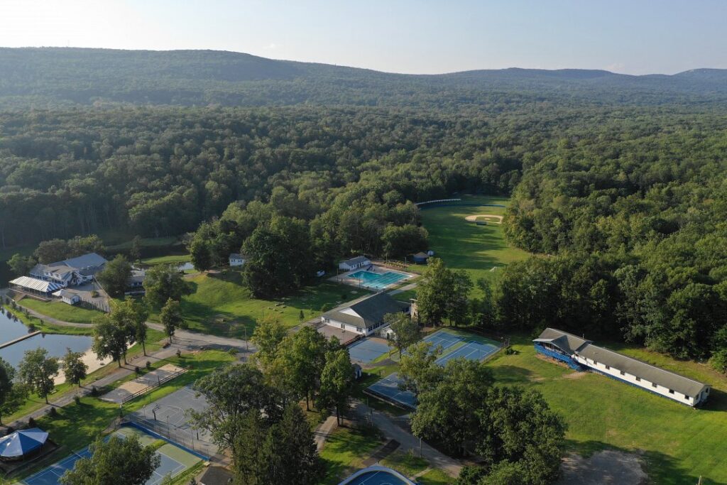 Aerial of Camp Echo